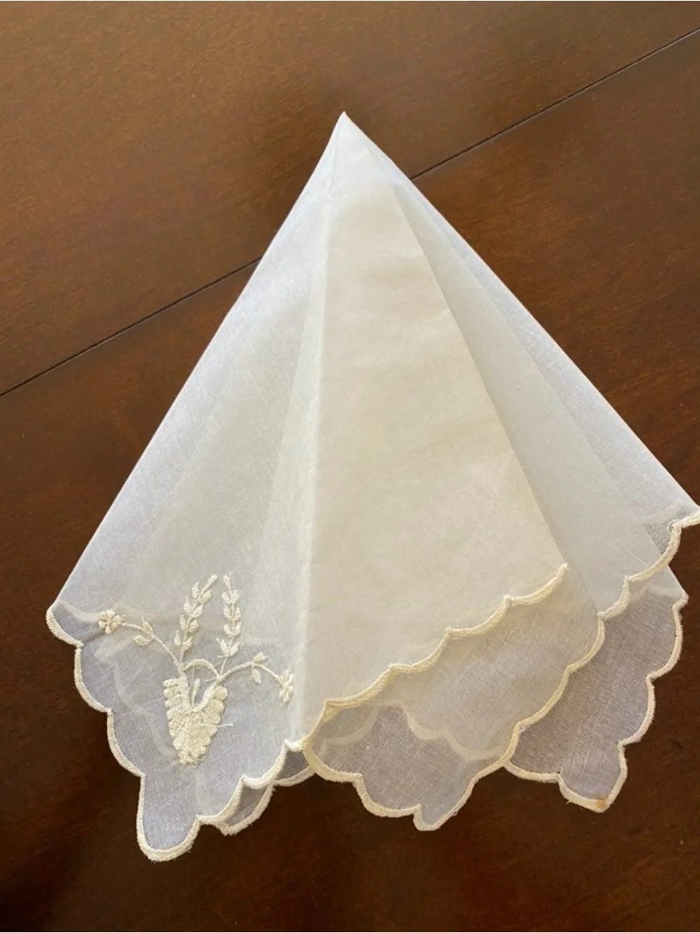 Vintage placemats with napkins set of 4